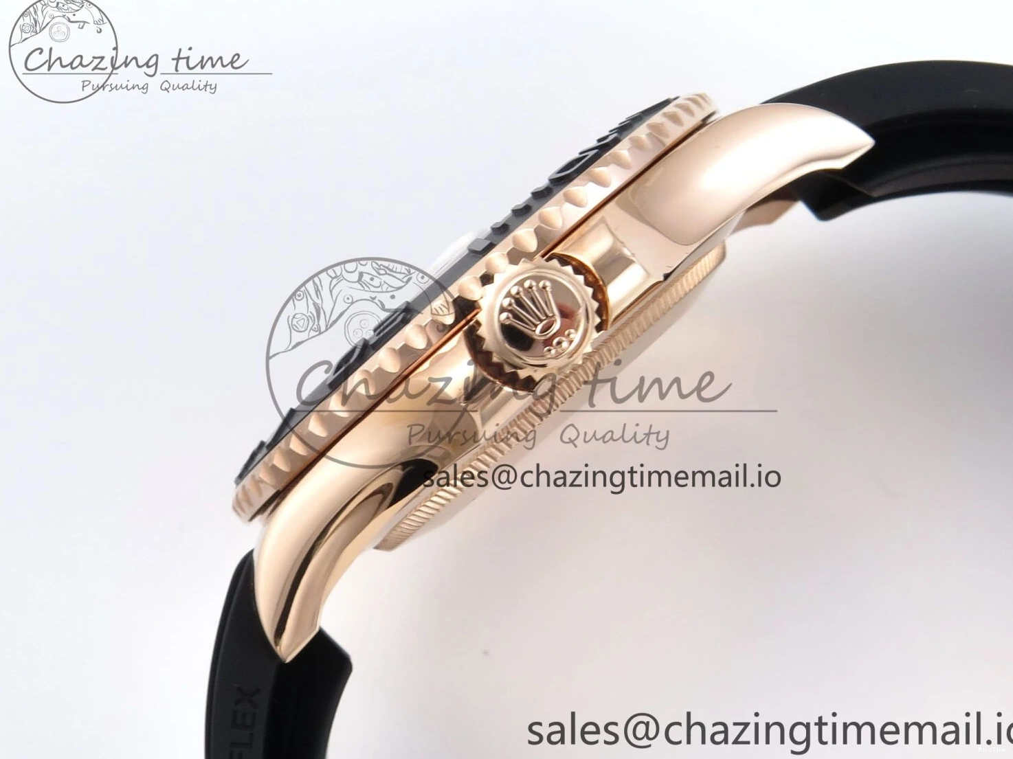 MiroTime 0303 Yacht-Master 40mm 126655 EWEF Best Edition Black Dial on Oysterflex Strap A Sophisticated 787